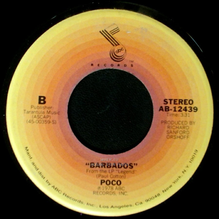 Poco - Barbados / Crazy Love side B