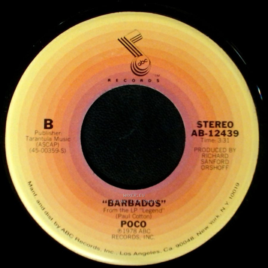Poco - Barbados / Crazy Love side B