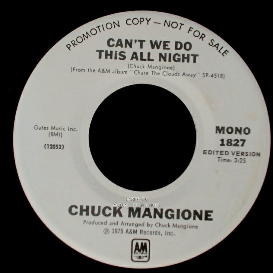 Chuck Mangione - Can't We Do This All Night / Can't We Do This All Night side B
