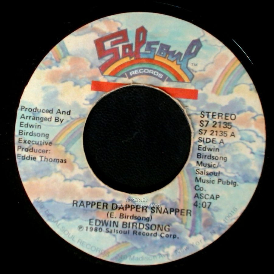 Edwin Birdsong - Rapper Dapper Snapper / Rapper Dapper Snapper (Instrumental) side A
