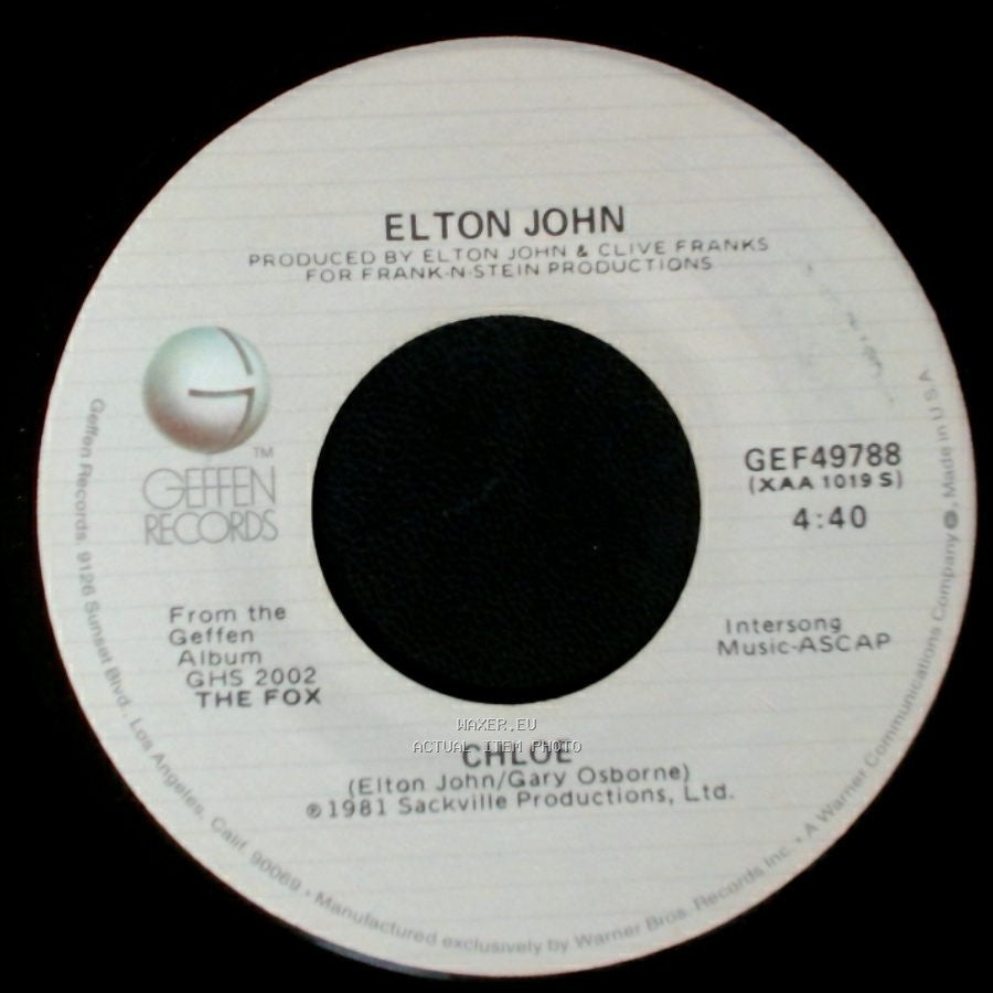 Elton John - Tortured / Chloe side B
