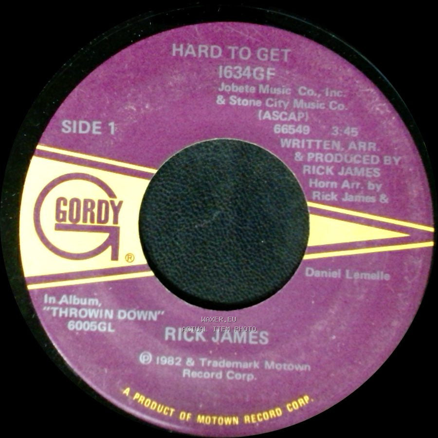 Rick James - Hard To Get / My Love side A
