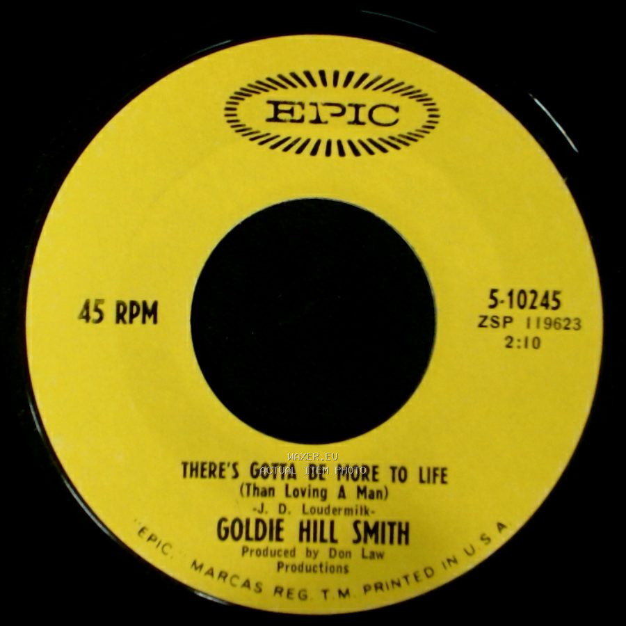 Goldie Hill Smith - There's Gotta Be More To Life (Than Loving A Man) / Almost Enough side A