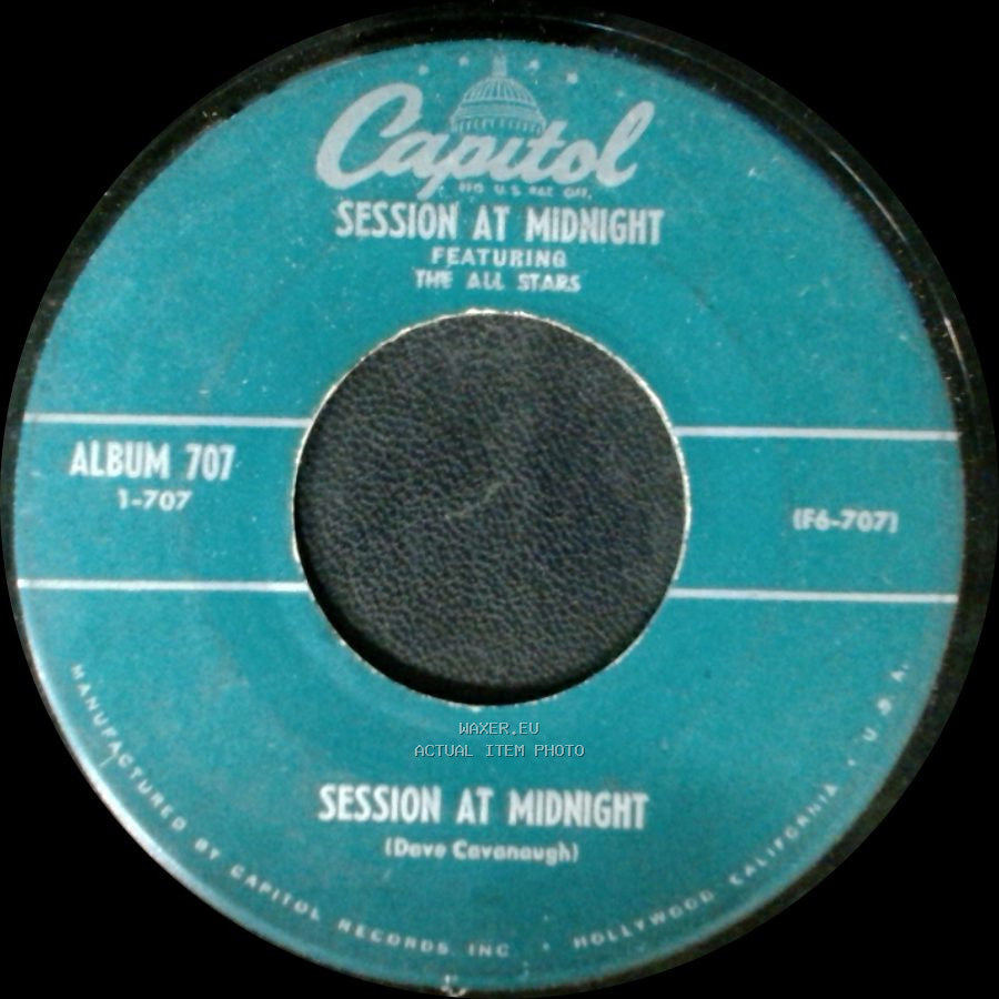 Session At Midnight Featuring The All Stars - Session At Midnight / Moten Swing side A