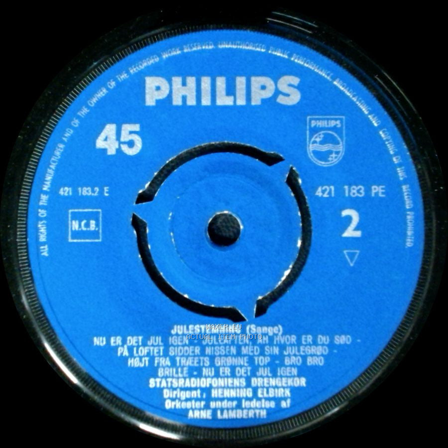 Niels Brincker & Mogens Wedel / Statsradiofonien's Drengekor - Julestemning / Julestemning (Sange) side B