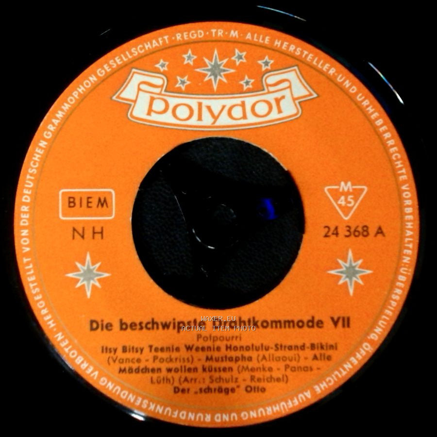 Der "Schräge" Otto - Die Beschwipste Drahtkommode Vii / Die Beschwipste Drahtkommode Vii side B