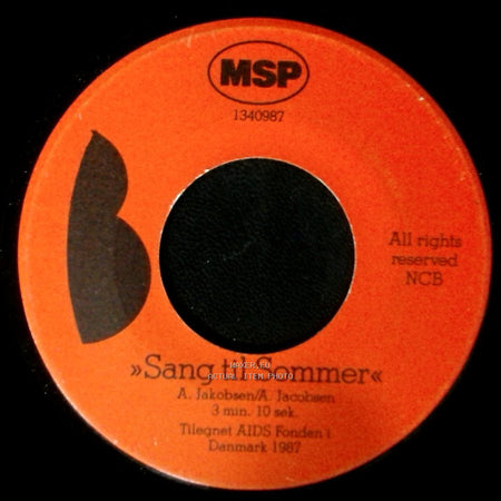Unknown Artist - Jeg Vil Leve / Sang Til Sommer side B