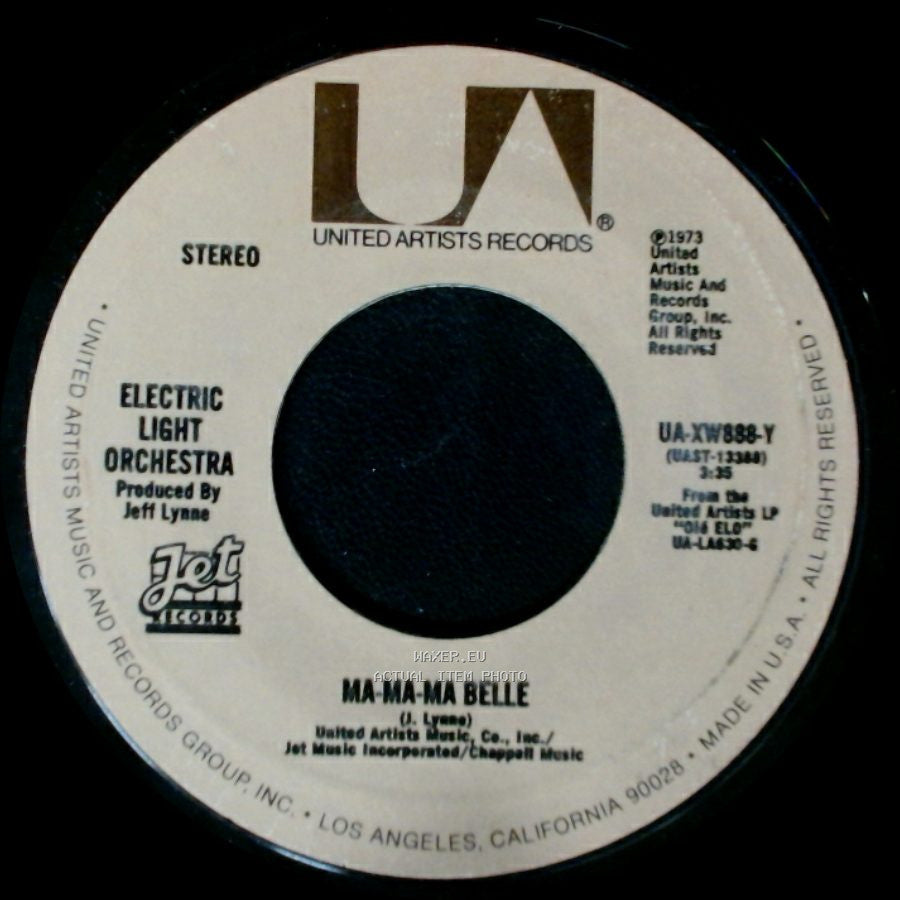 Electric Light Orchestra - Livin' Thing / Ma-Ma-Ma Belle side B