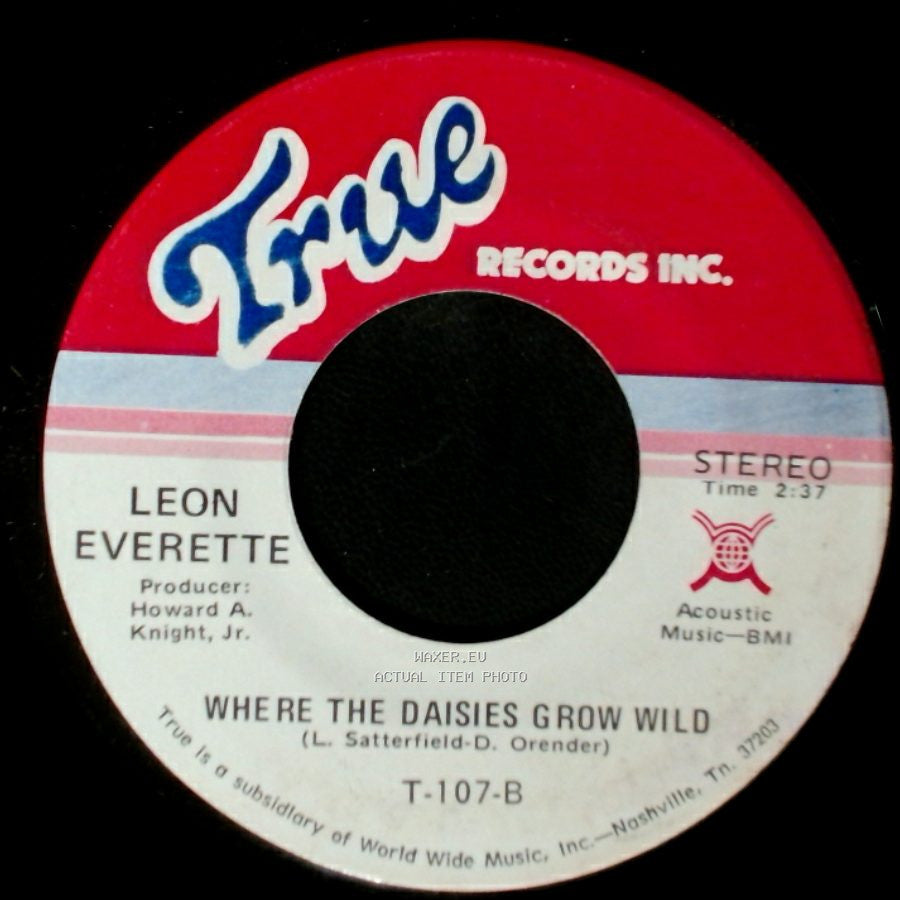 Leon Everette - Goodbye King Of Rock 'n' Roll / Where The Daisies Grow Wild side A