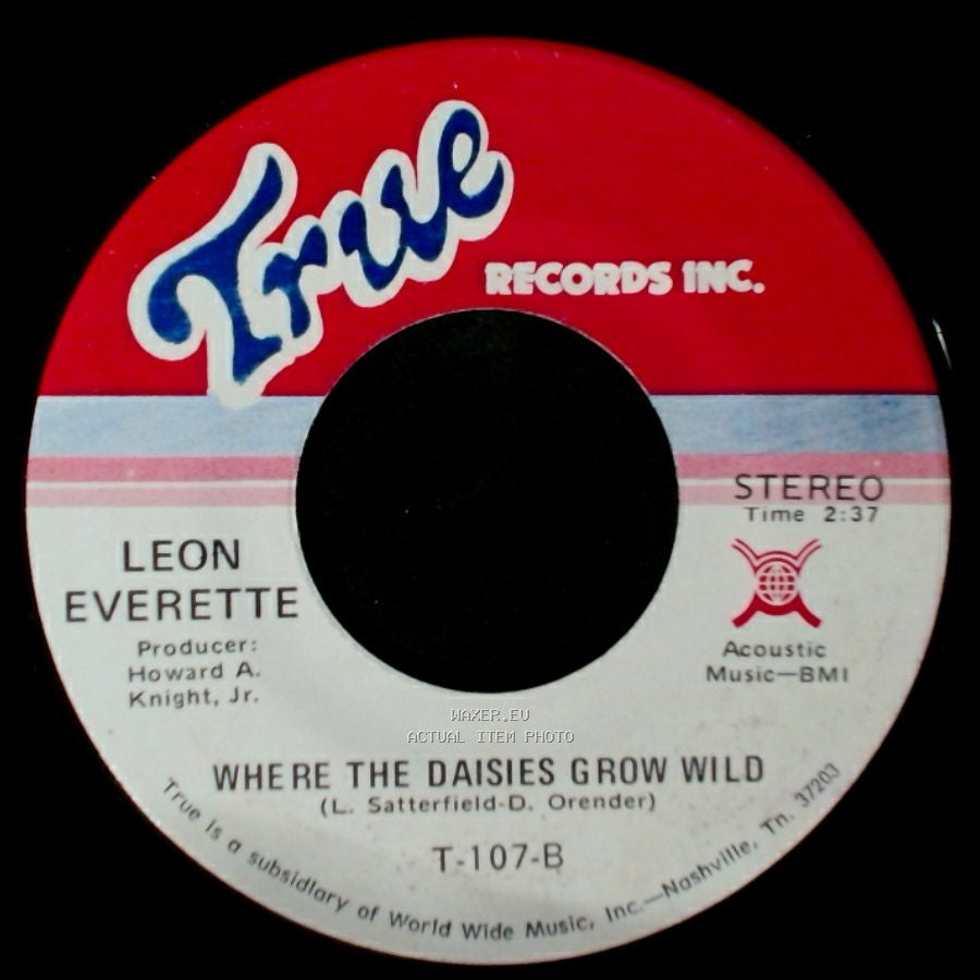 Leon Everette - Goodbye King Of Rock 'n' Roll / Where The Daisies Grow Wild side A
