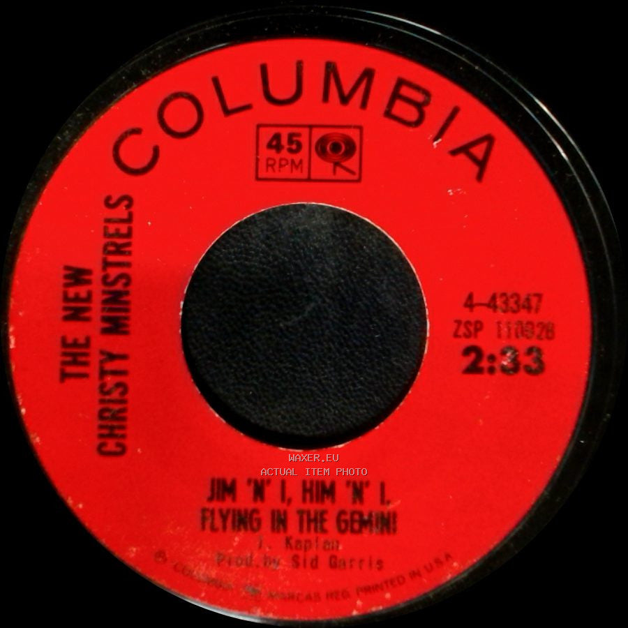 The New Christy Minstrels - A Little Bit Of Happiness / Jim 'n' I, Him 'n' L, Flying In The Gemini side B