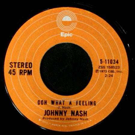 Johnny Nash - Yellow House / Ooh What A Feeling side B