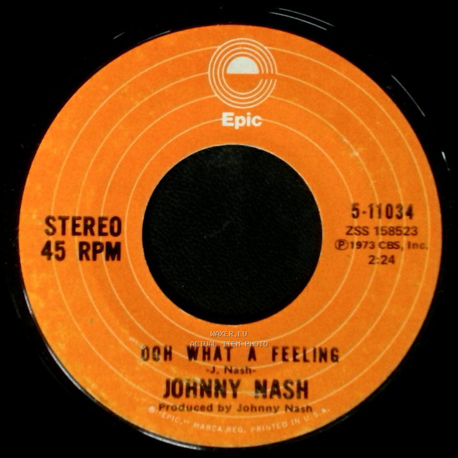 Johnny Nash - Yellow House / Ooh What A Feeling side B