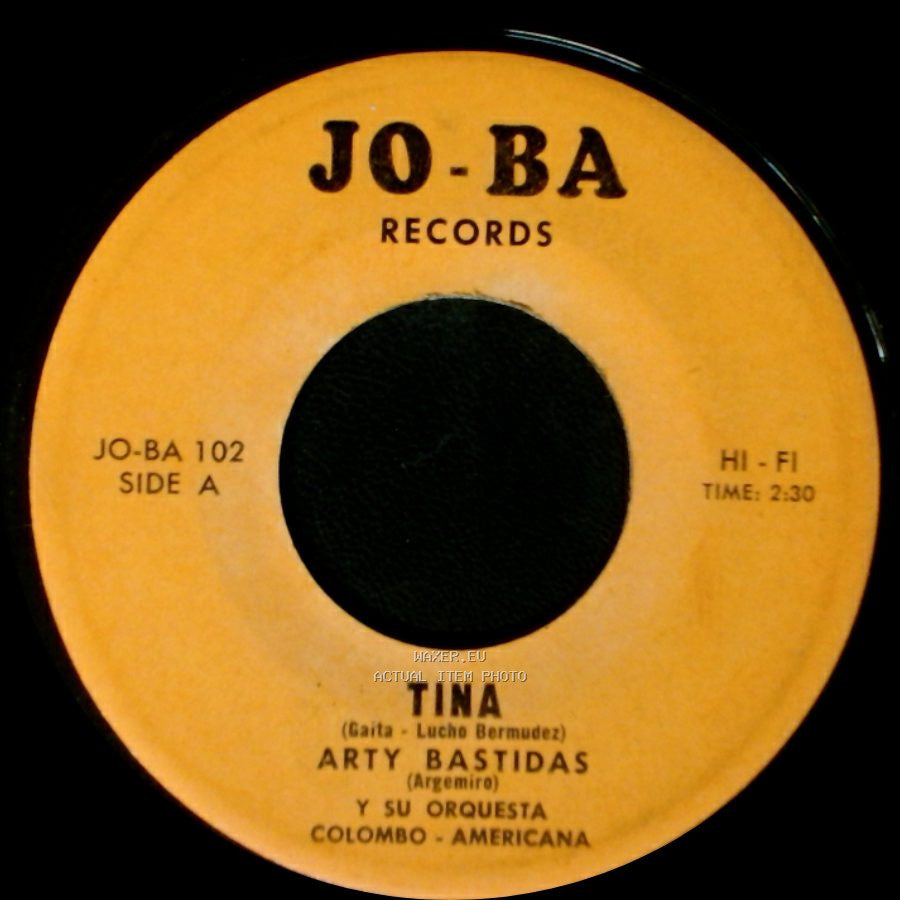 Arty Bastidas Y Su Orquesta - Tina / Hace Un Mes side A