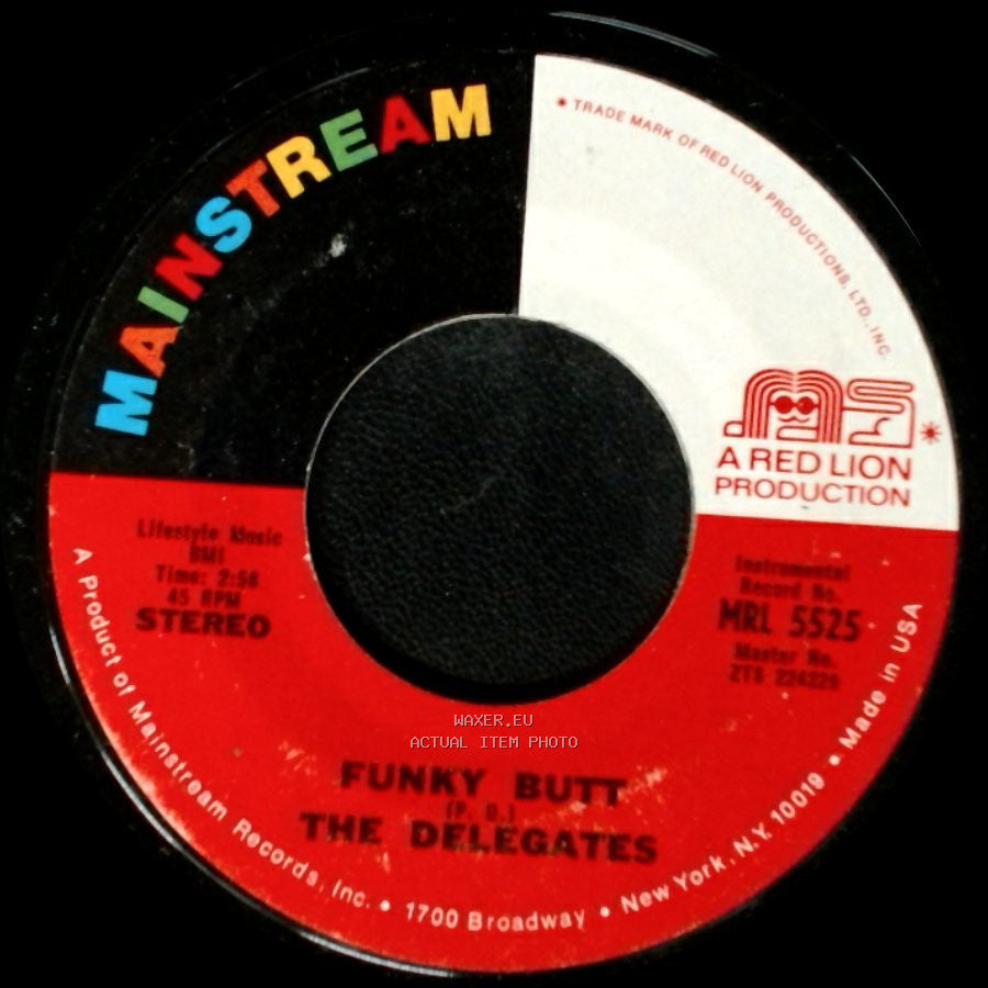 The Delegates - Funky Butt / Convention '72 side A