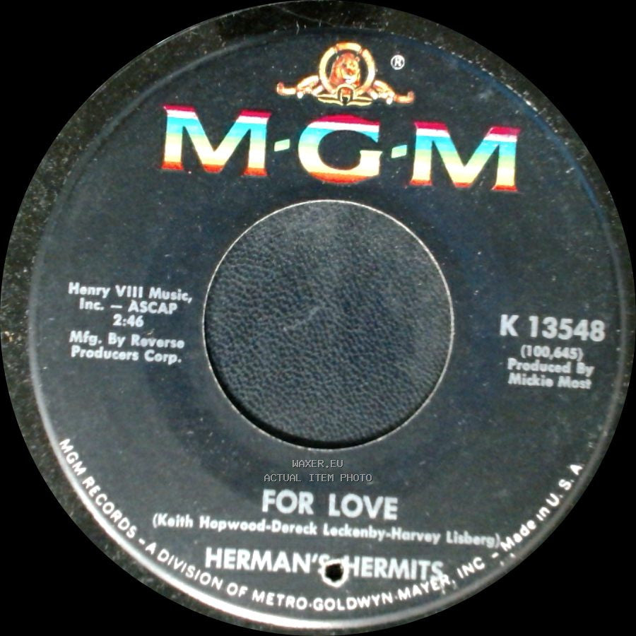 Herman's Hermits - For Love / This Door Swings Both Ways side A