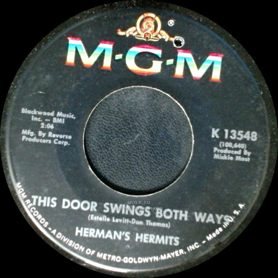 Herman's Hermits - For Love / This Door Swings Both Ways side B