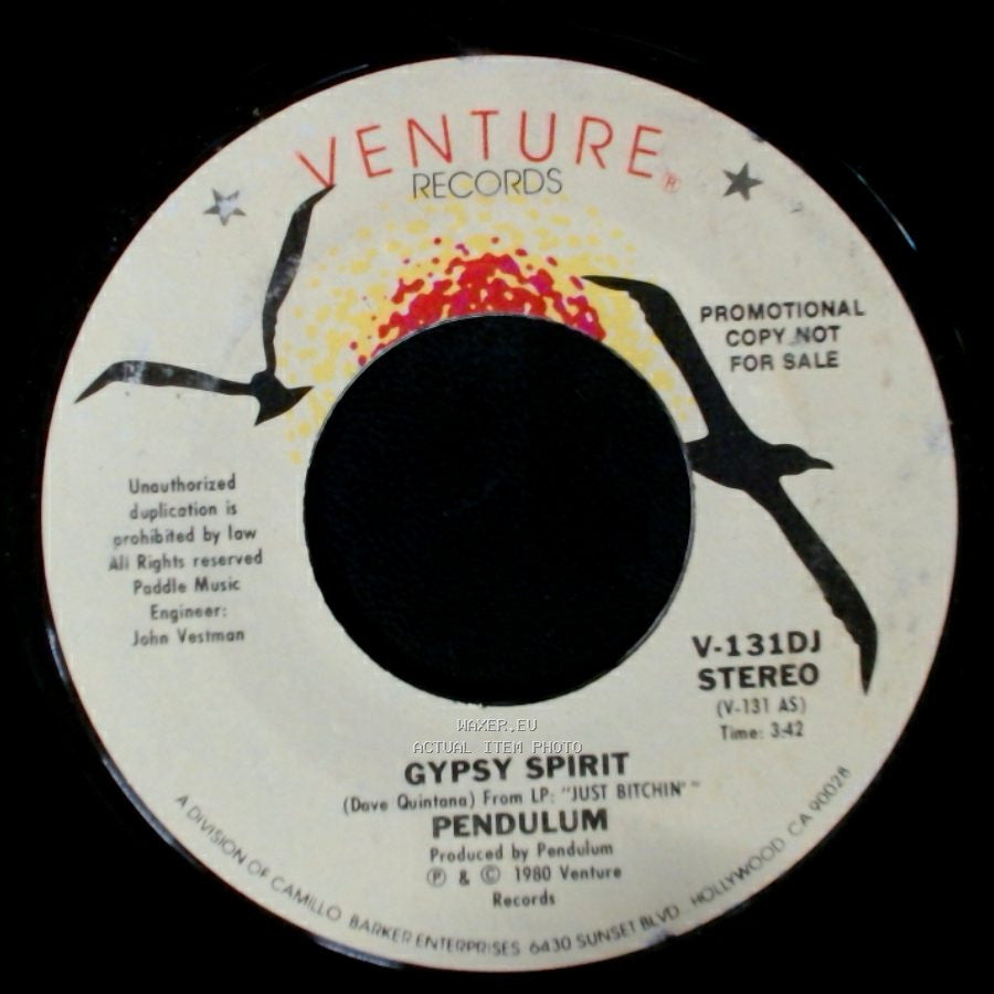 Pendulum - Gypsy Spirit / Gypsy Spirit side A