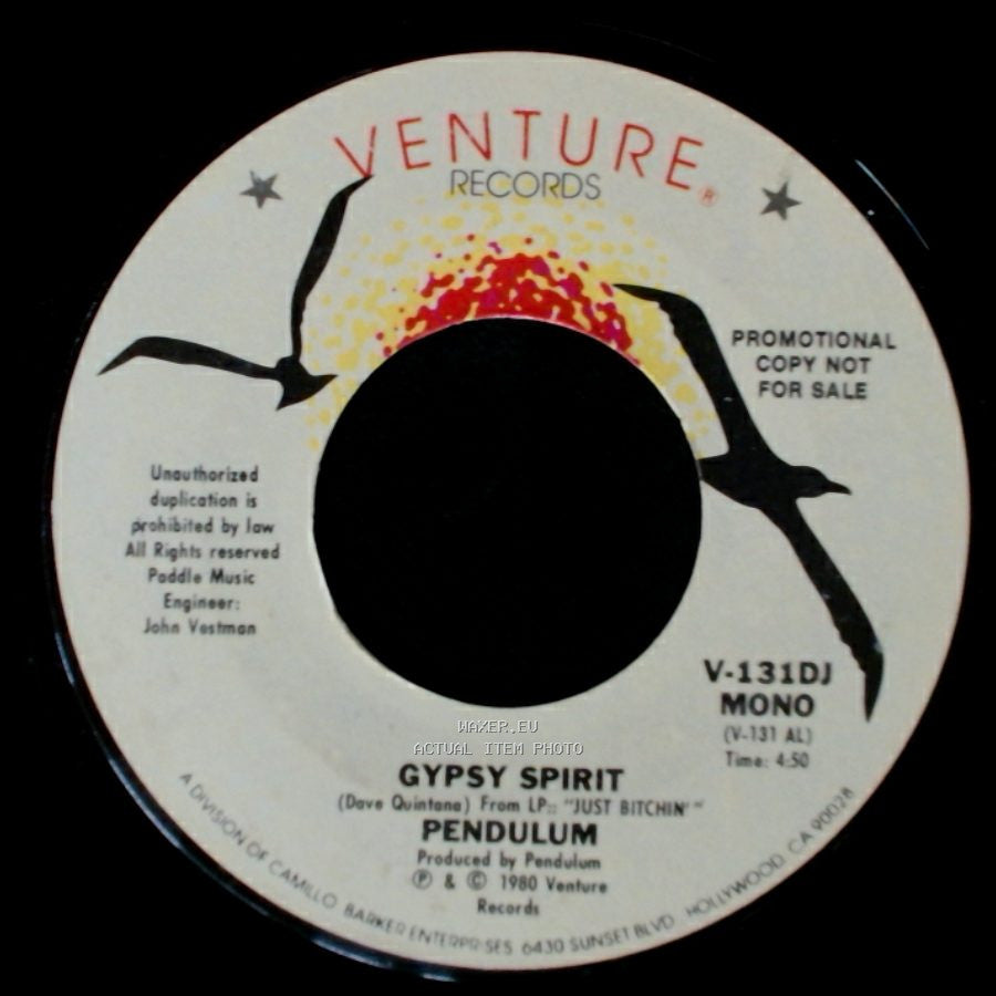 Pendulum - Gypsy Spirit / Gypsy Spirit side B