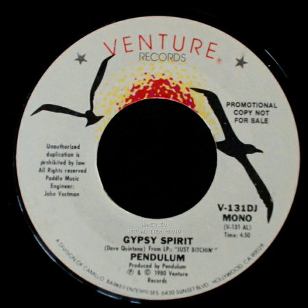Pendulum - Gypsy Spirit / Gypsy Spirit side B