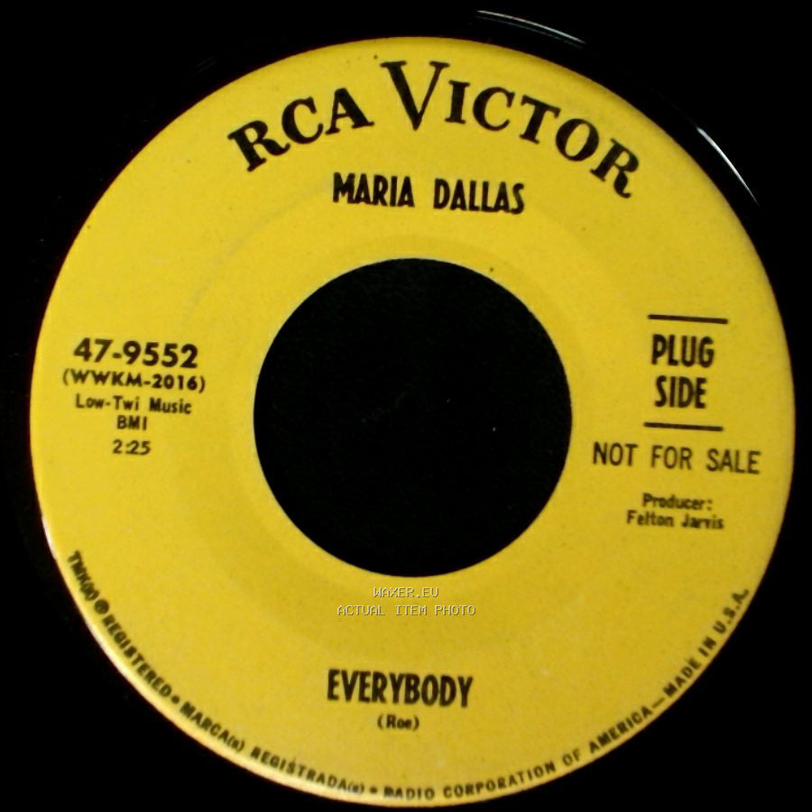 Maria Dallas - Two Ships Passing In The Night / Everybody side B