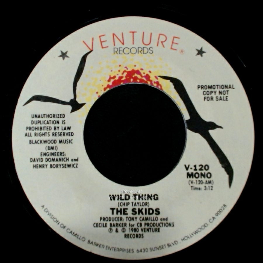 The Skids - Wild Thing / Wild Thing side A