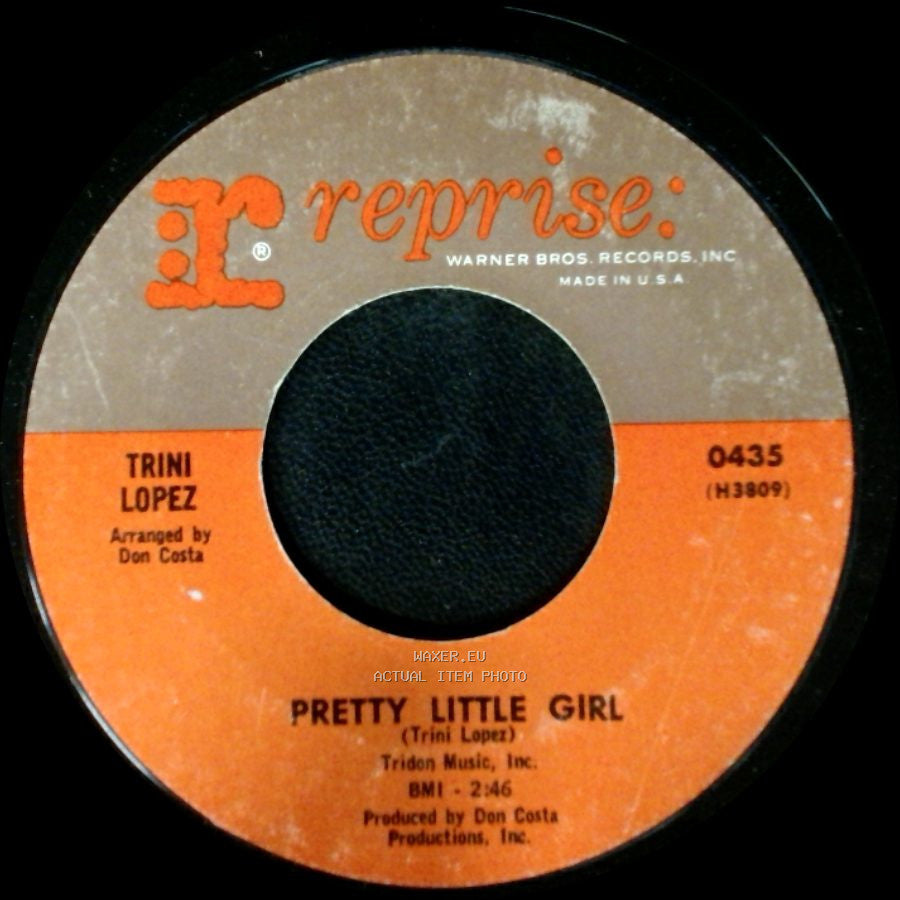 Trini Lopez - Made In Paris / Pretty Little Girl side B