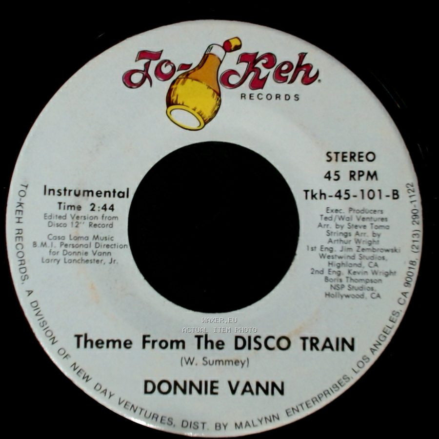 Donnie Vann - Theme From The Disco Train / Disco Train side A