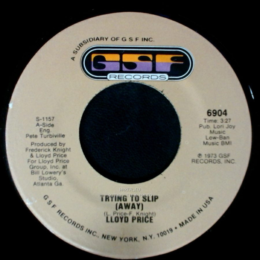 Lloyd Price - Trying To Slip (Away) / They Get Down side A