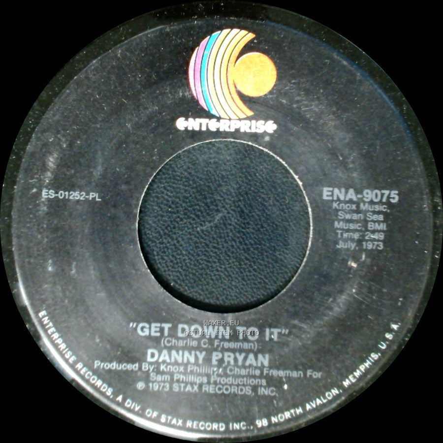 Danny Pryan / Danny Bryan - Get Down To It / My Girl side A