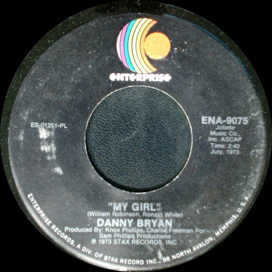 Danny Pryan / Danny Bryan - Get Down To It / My Girl side B