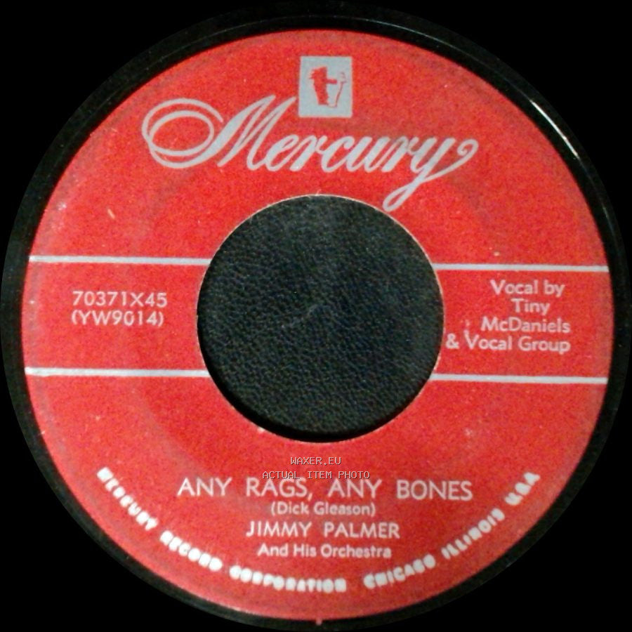 Jimmy Palmer And His Orchestra - Any Rags, Any Bones / Song Of The Comb side A