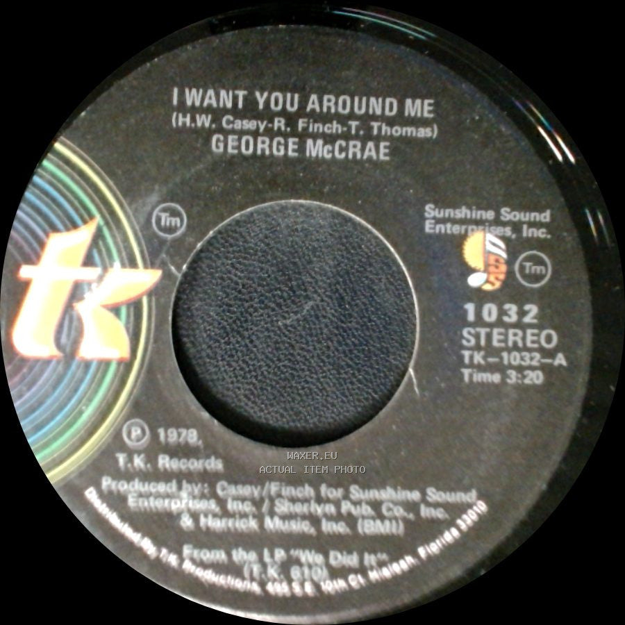 George Mccrae - Are You Looking For Love / I Want You Around Me side A