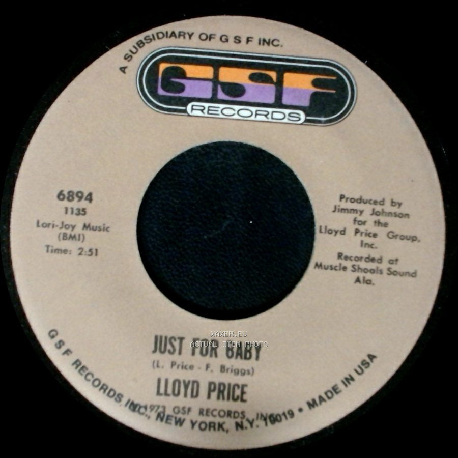Lloyd Price - Just For Baby / Love Music side A