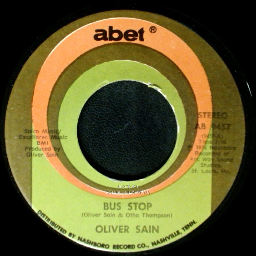 Oliver Sain - Nighttime / Bus Stop side B