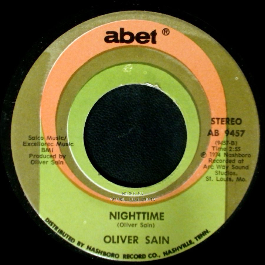 Oliver Sain - Nighttime / Bus Stop side A