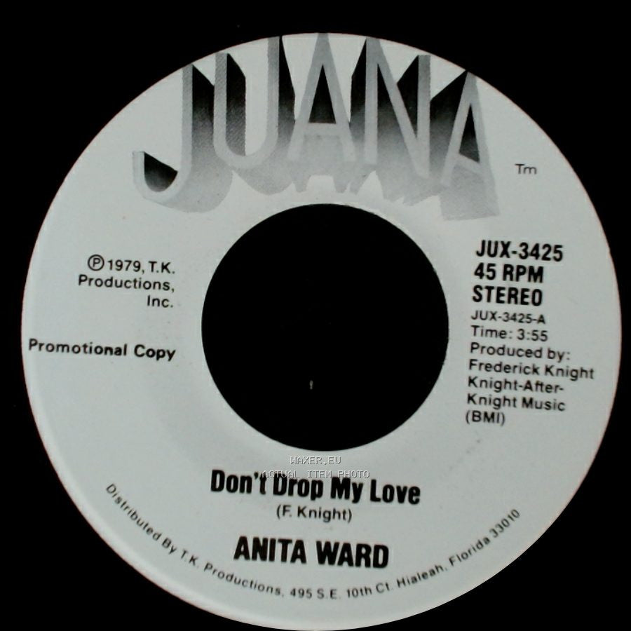 Anita Ward - Don't Drop My Love / Don't Drop My Love side A