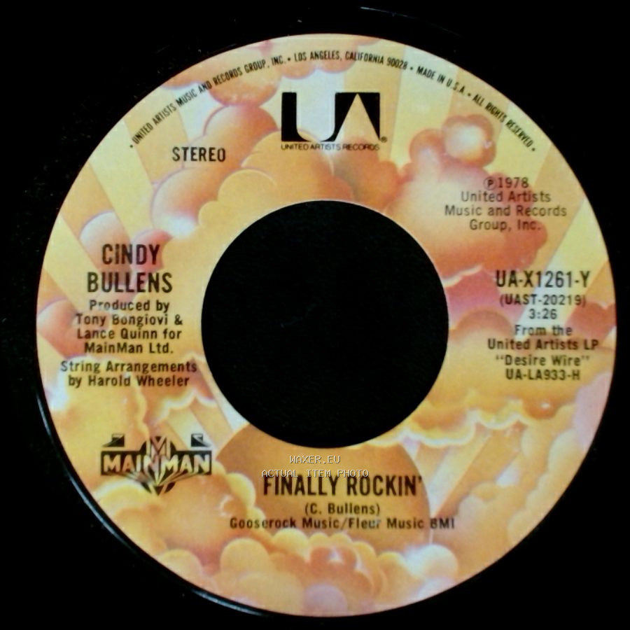 Cindy Bullens - Survivor / Finally Rockin' side B