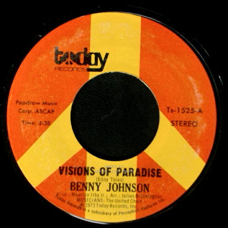 Benny Johnson - Stop Me / Visions Of Paradise side B