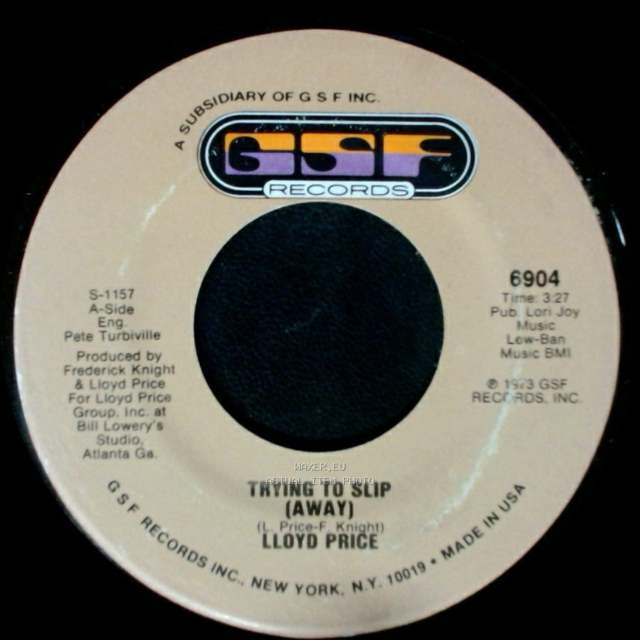 Lloyd Price - Trying To Slip (Away) / They Get Down side A