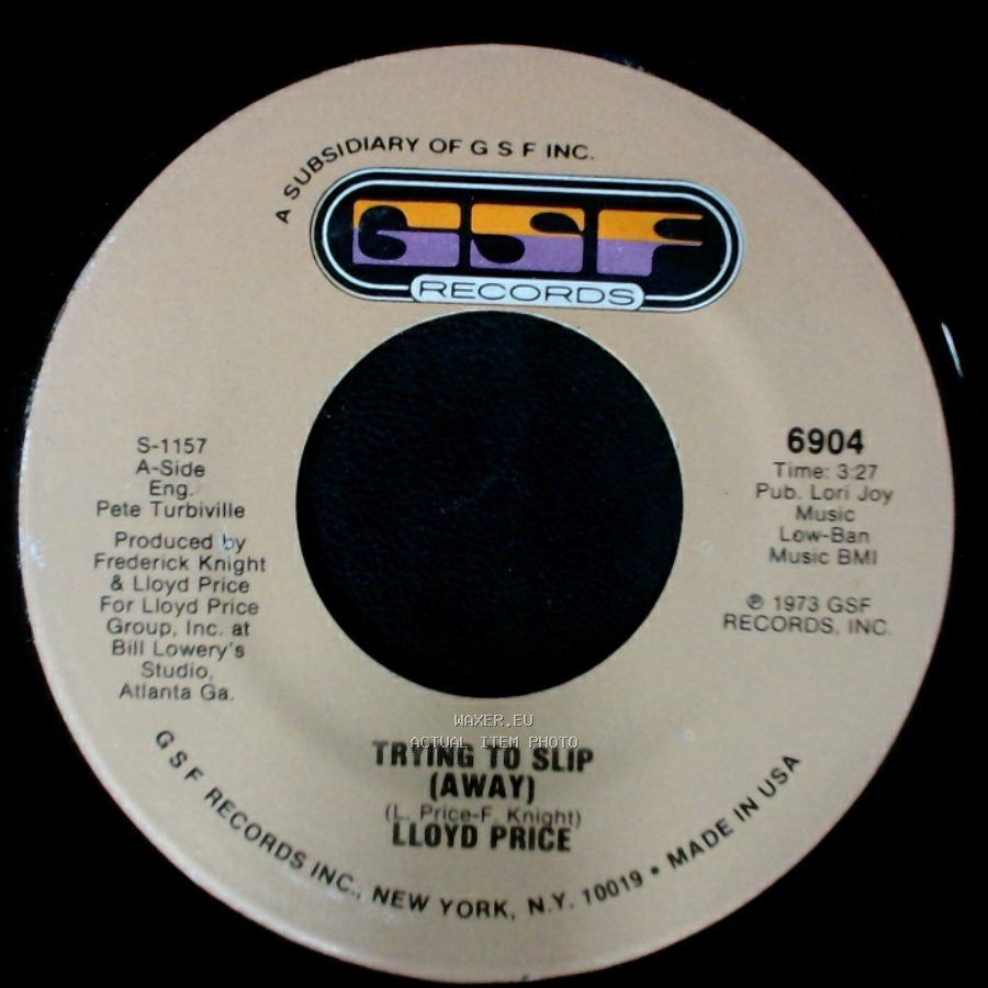 Lloyd Price - Trying To Slip (Away) / They Get Down side A