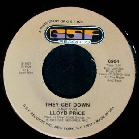 Lloyd Price - Trying To Slip (Away) / They Get Down side A