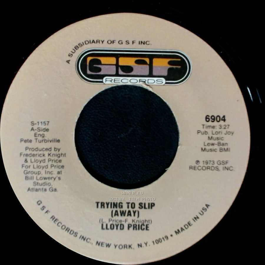 Lloyd Price - Trying To Slip (Away) / They Get Down side A