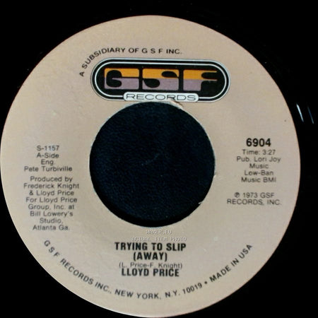 Lloyd Price - Trying To Slip (Away) / They Get Down side A