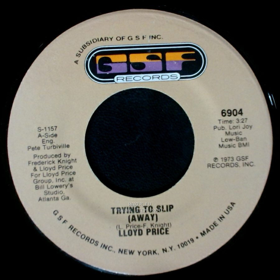 Lloyd Price - Trying To Slip (Away) / They Get Down side B