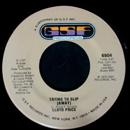 Lloyd Price - Trying To Slip (Away) / They Get Down side B