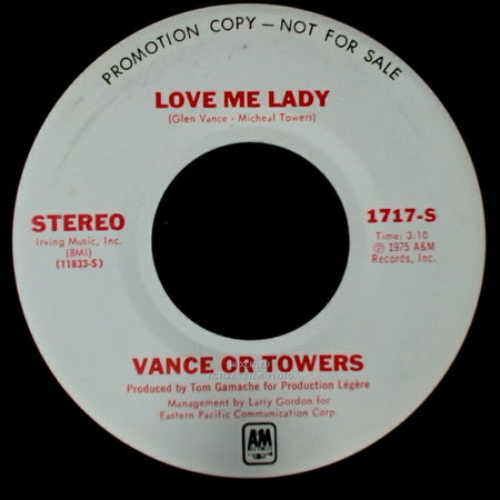Vance Or Towers - Do Whatever We Want / Love Me Lady side B