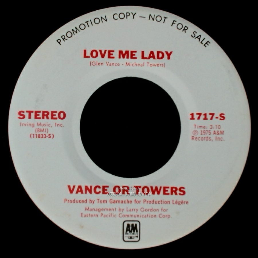 Vance Or Towers - Do Whatever We Want / Love Me Lady side A