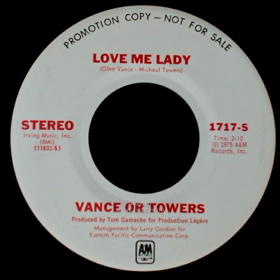 Vance Or Towers - Do Whatever We Want / Love Me Lady side A