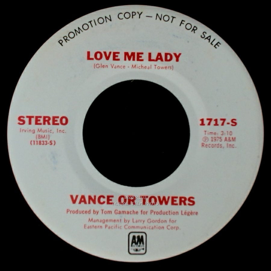 Vance Or Towers - Do Whatever We Want / Love Me Lady side A